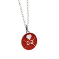 18K Double Gucci Ghost Red Necklace