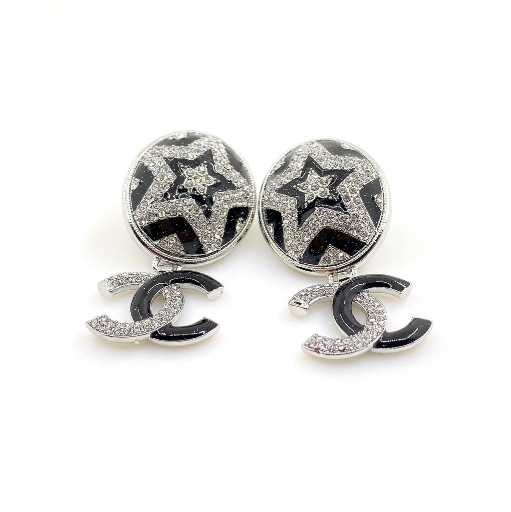 18K  Chanel Diamond Earrings
