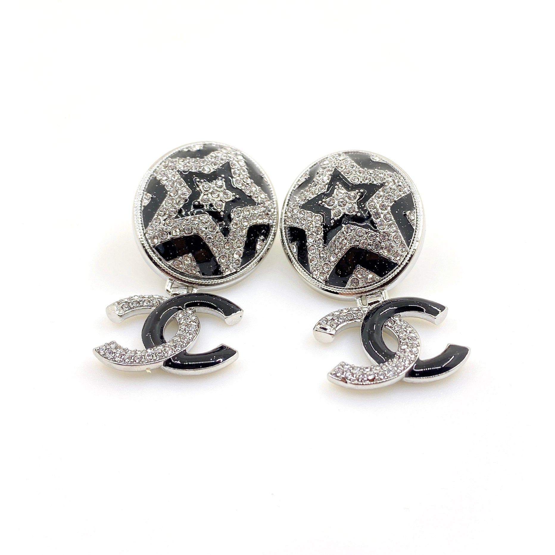 18K  Chanel Diamond Earrings
