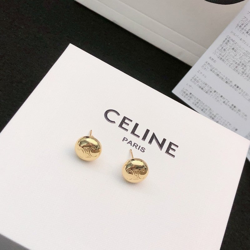 18K Celine Gold Earrings