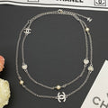 18K  Chanel Long Gold Necklace
