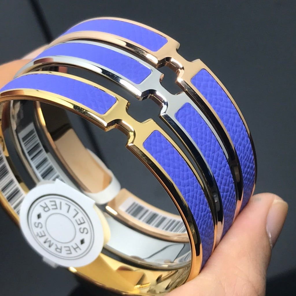 18K Olympe Light Purple Hermes Bracelet