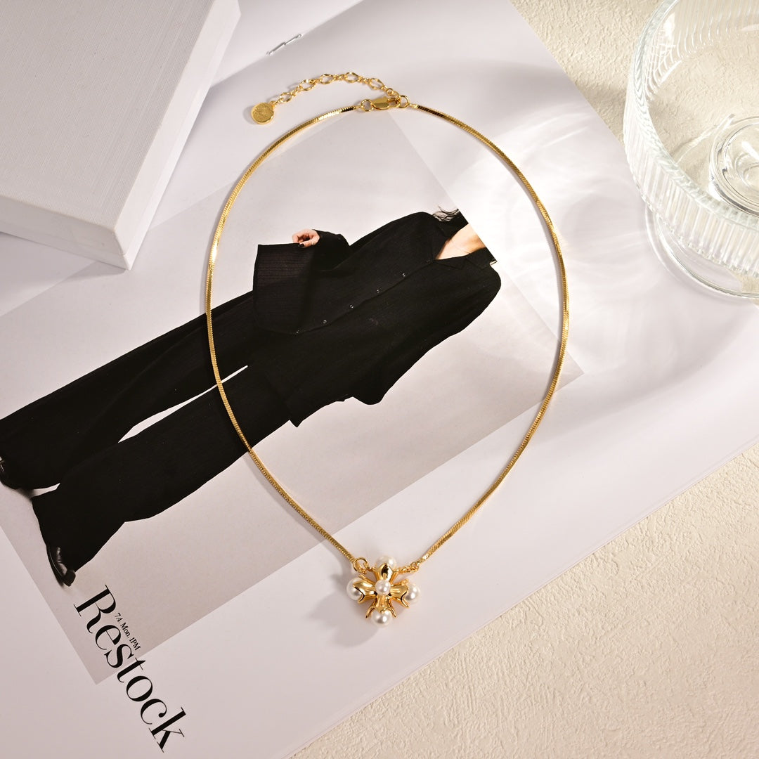 18K Celine Celine Pearl Necklace