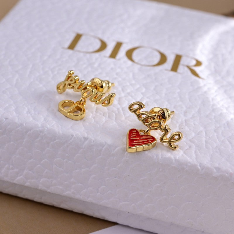 18K Dior Dioramour Je Vous Adore Earrings