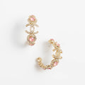 18K  Chanel Flowers Earrings