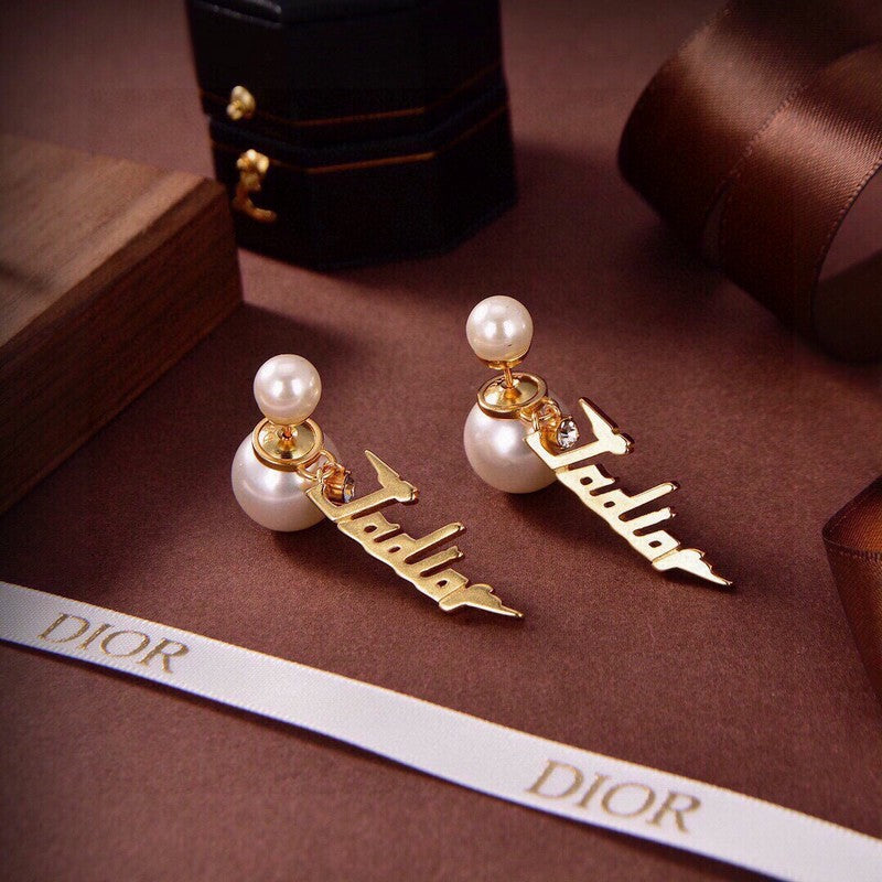 18K Dior Tribales Vintage Earrings
