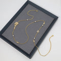 18K  Chanel Vintage Crystal Long Necklace