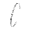 18K Double Gucci Icon Open Cuff Bracelet