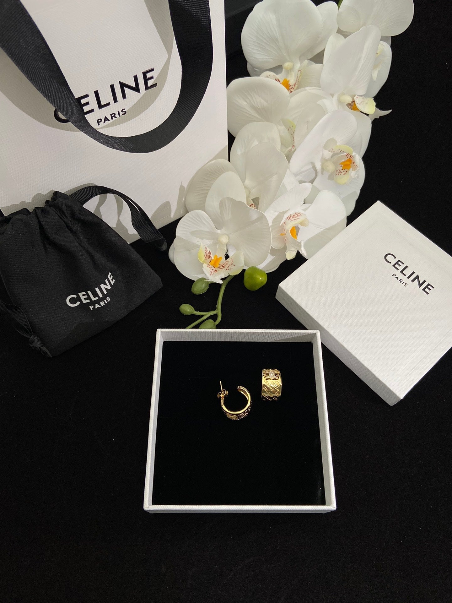 18k Celine Diamonds Earrings