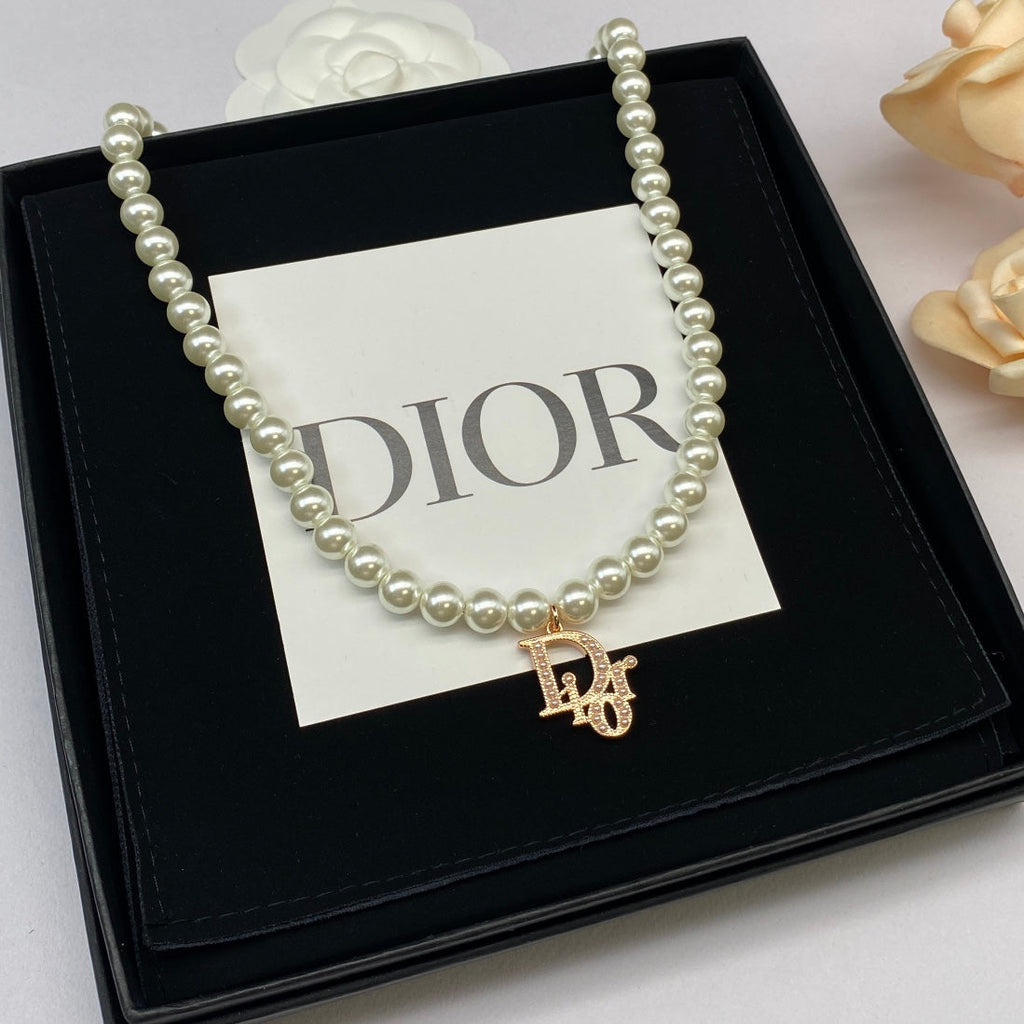 18K Dior Pearl Necklace