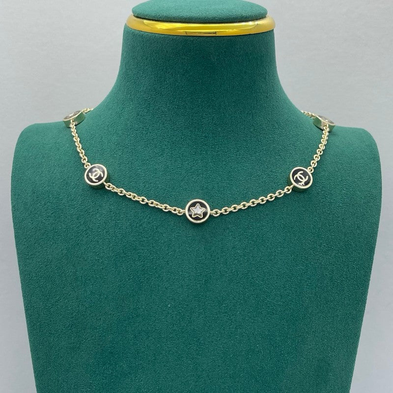18K  Chanel Star Gold Necklace