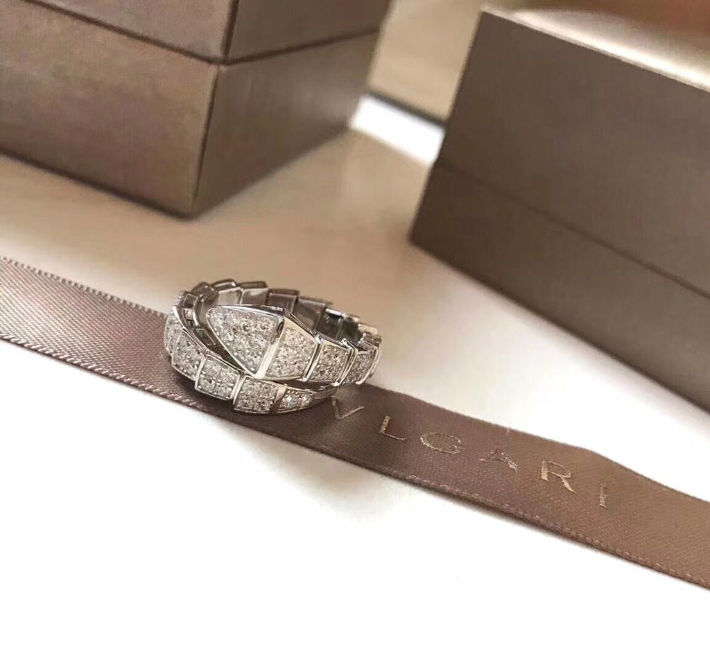 18K BVLGARI Serpenti Viper Ring
