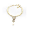 18K  Chanel Pearls Chain Choker Necklace