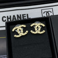 18K  Chanel Classic Earrings