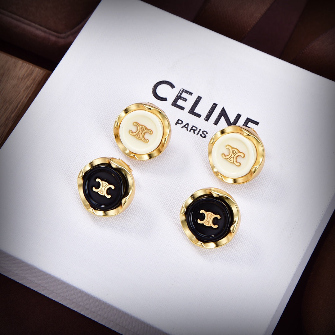 18K Celine Pearl Earrings