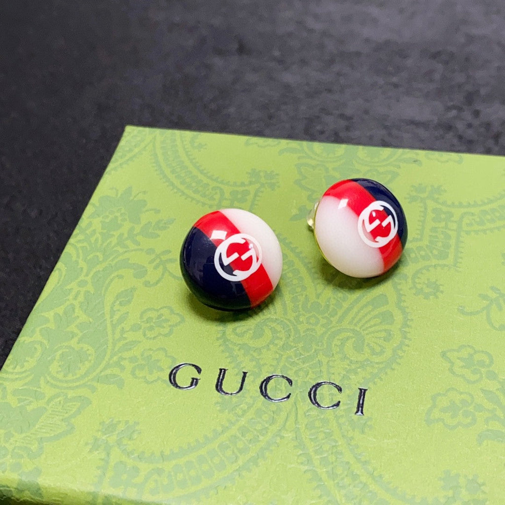 18K Double Gucci Color Earrings
