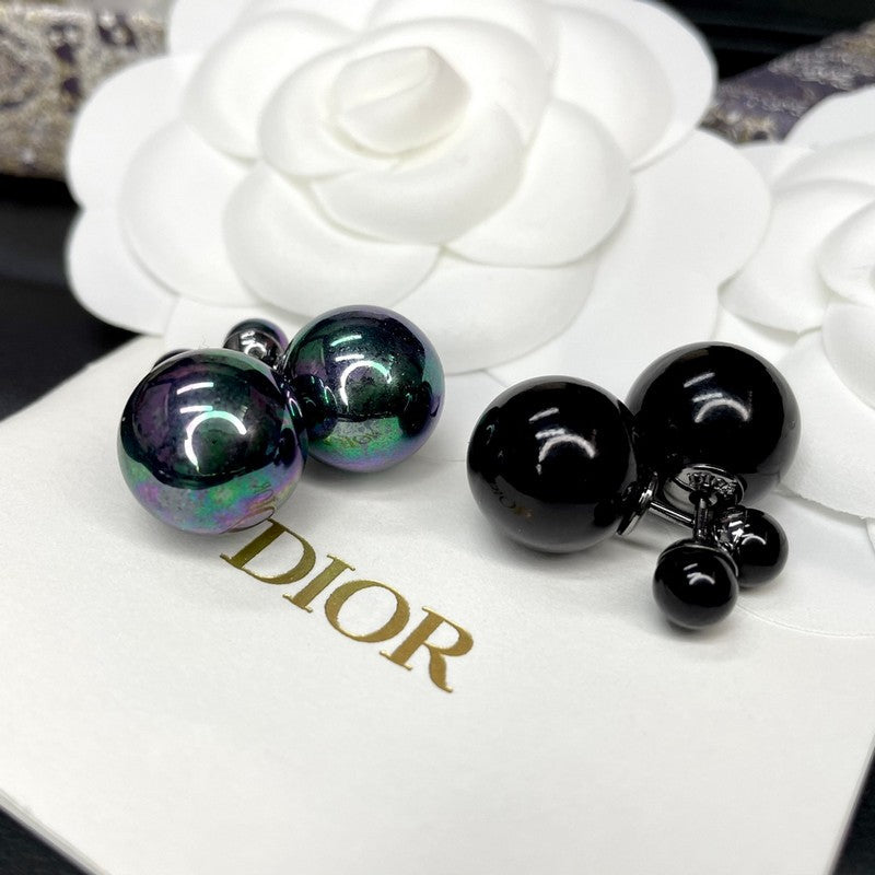 18K Dior Black Tribales Earrings