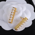 18K  Chanel Pearls Earrings