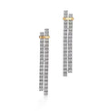 18K Tiffany Edge Drop Earrings