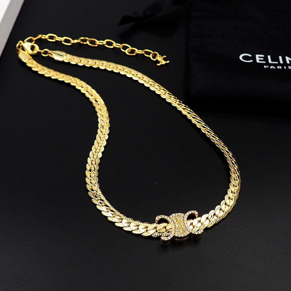18K Celine Diamonds Necklace