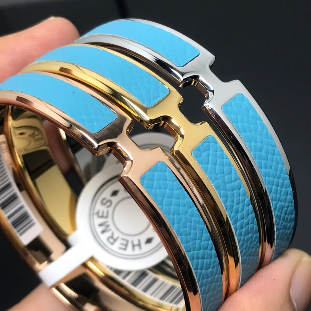 18K Olympe Blue Hermes Bracelet