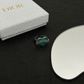 18K Dior Blue Heart Ring