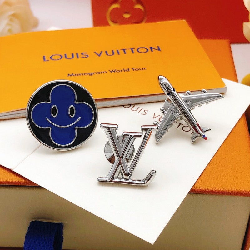 18K Louis Vuitton Plane Brooch