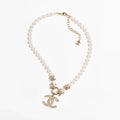 18K  Chanel Pearls Chain Necklace