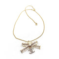 18K  Chanel Bow Tie Necklace