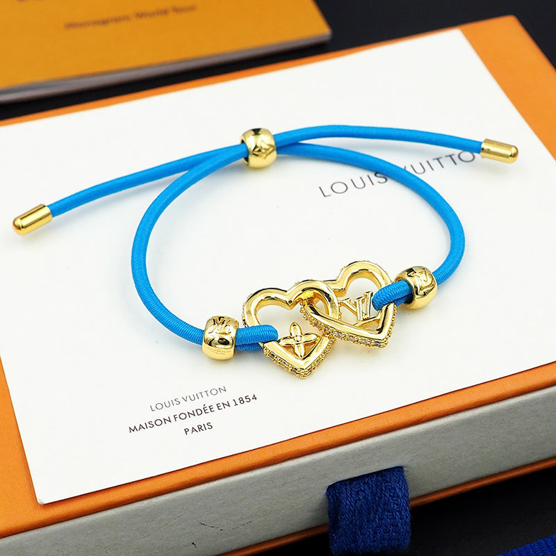 18K Louis Vuitton My Love Blue Bracelet
