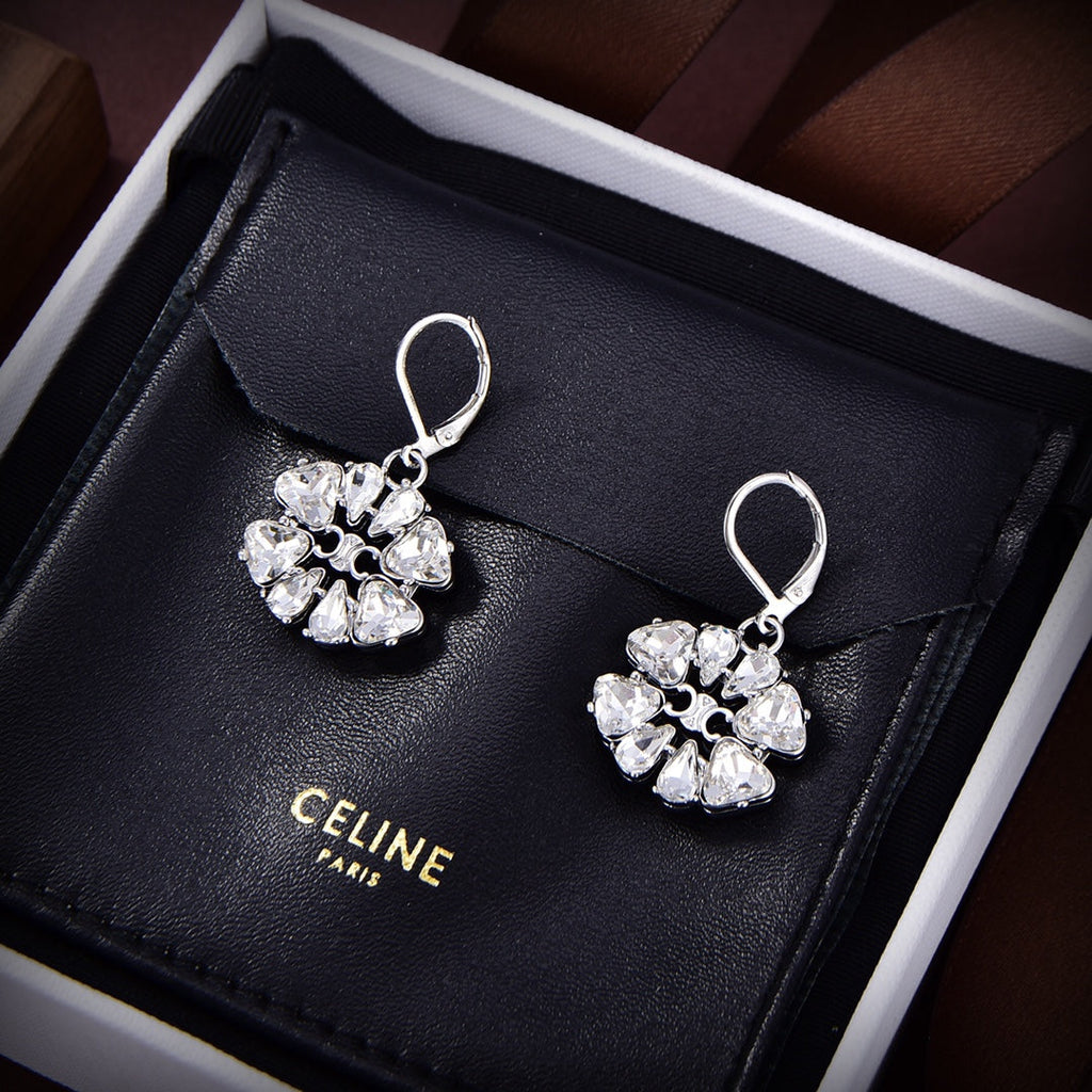 18K Celine Daisy Earrings