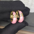18K Celine Pink Earrings