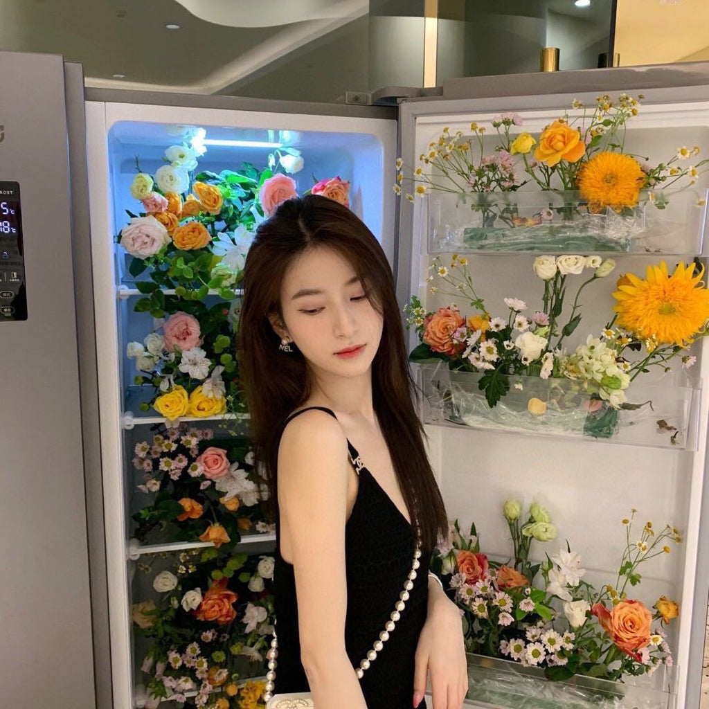 18K  Chanel Diamonds Script Earrings