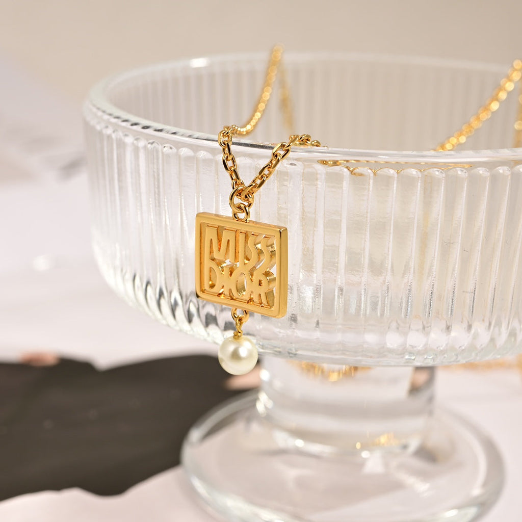 18K Dior Miss Necklace