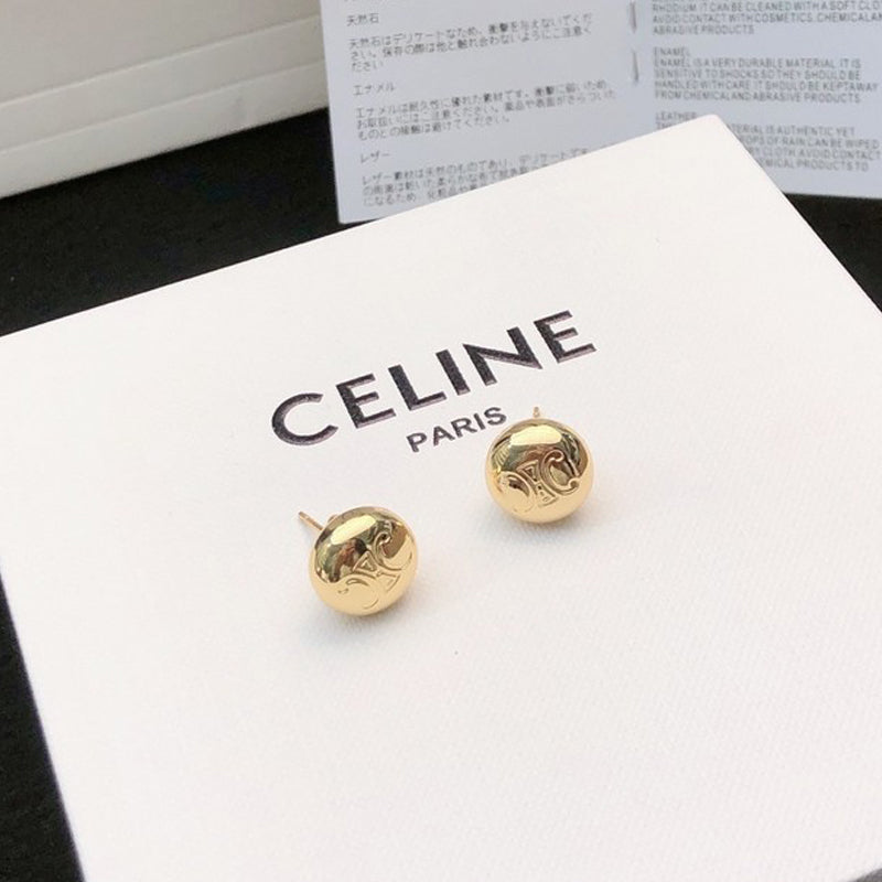 18K Celine Gold Earrings