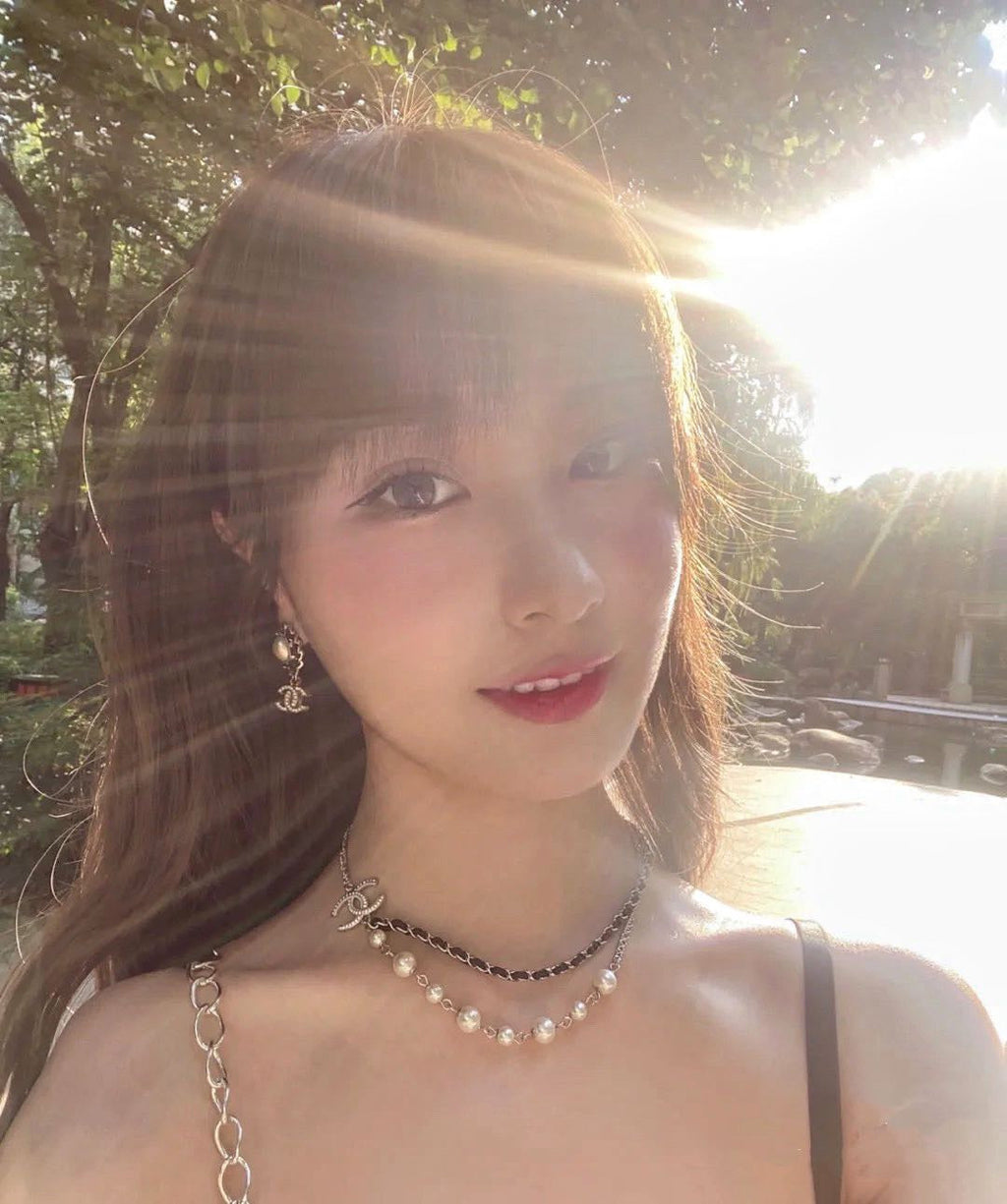 18K  Chanel Pearls Strass Choker Necklace