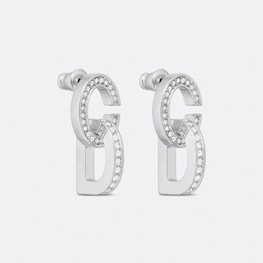 18K Dior Lock Earrings
