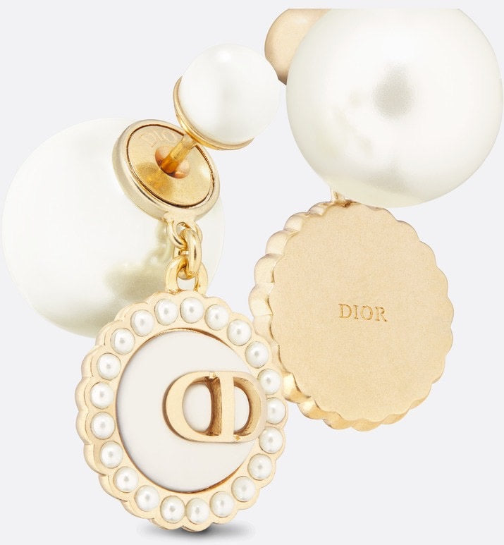 18K Dior Pearls Earrings