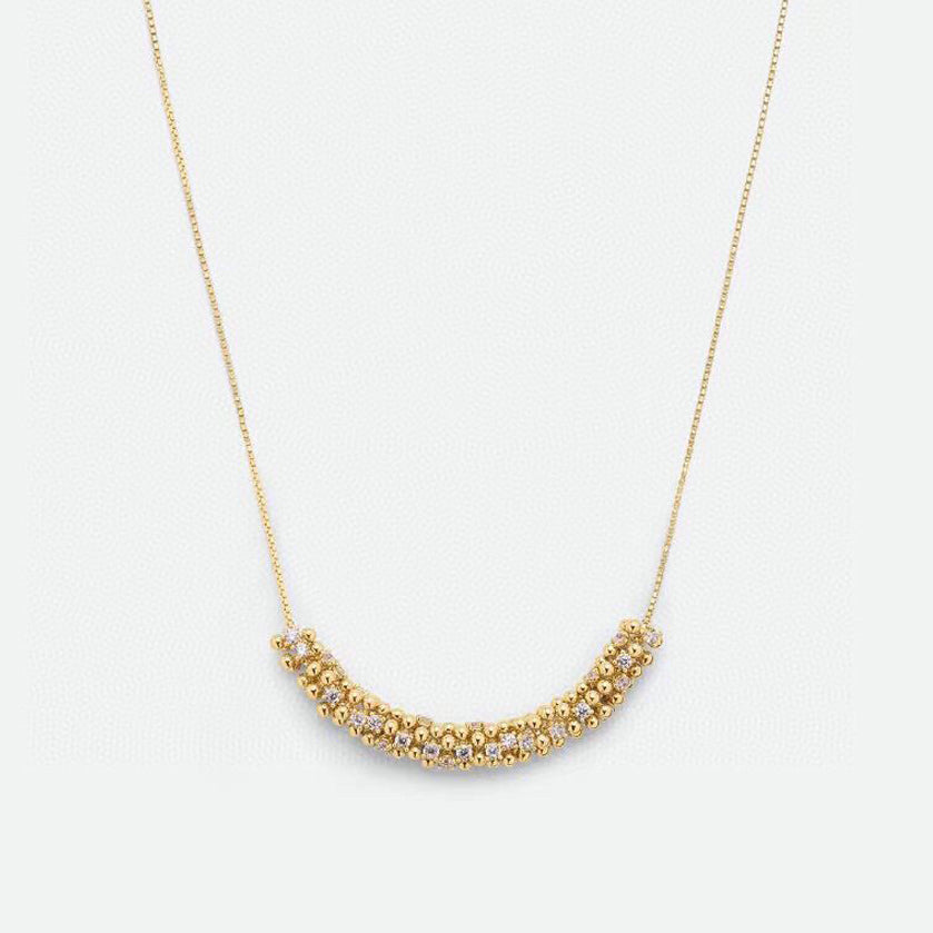 18K BVLGARI Facet Pearl Necklace