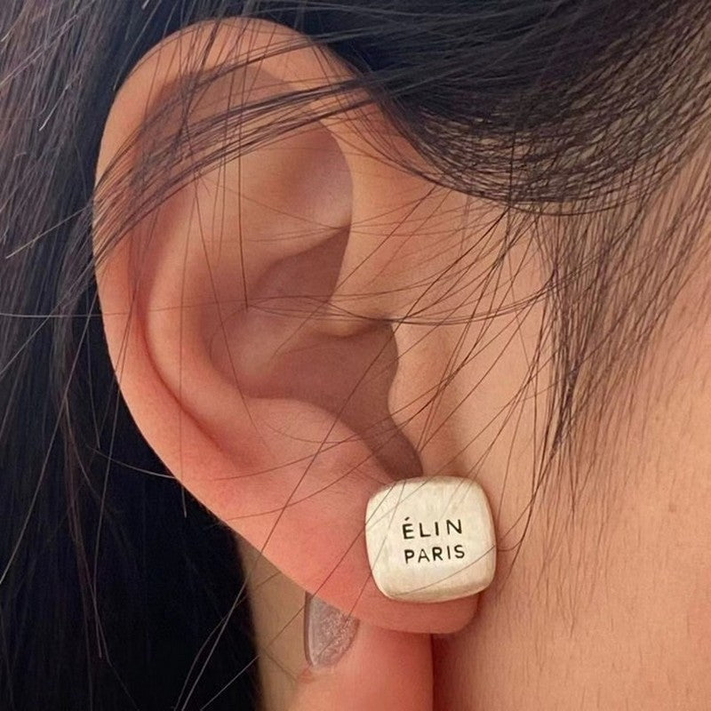 18K Celine White Gold Earrings