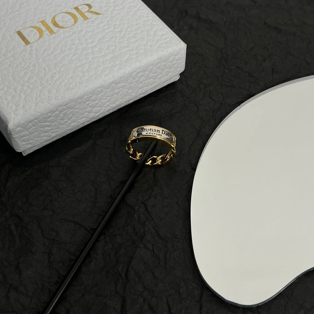 18K Dior Couture Chain Link Ring