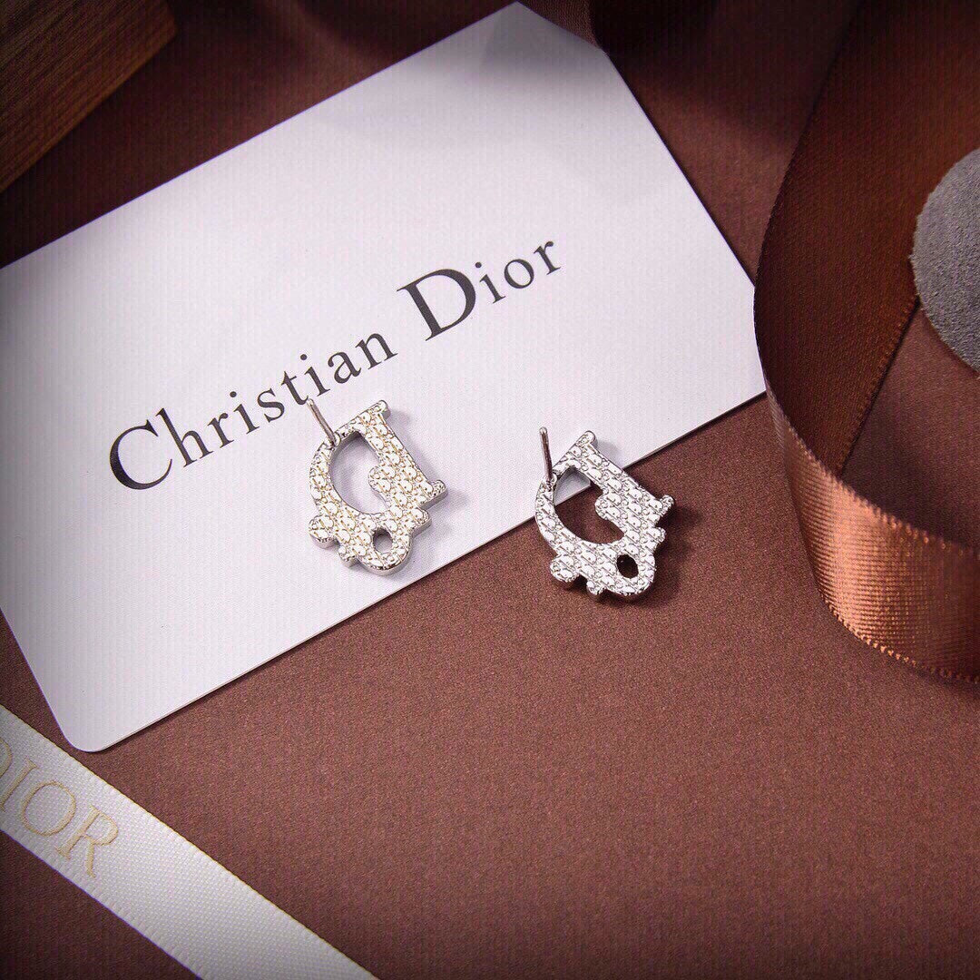 18K Dior Blue Earrings