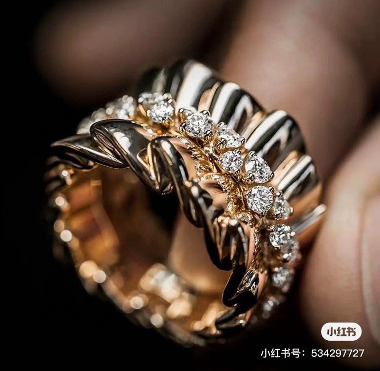 18K Dior Archi Bar en Corolle Bague Ring