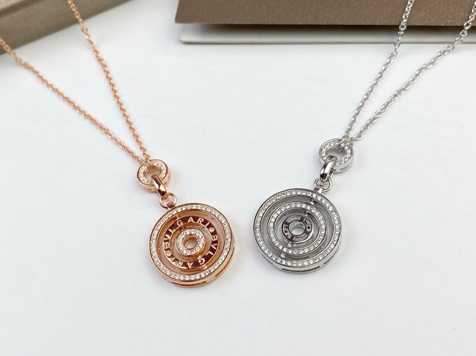 18K BVLGARI Cerchi Astrale Diamond Necklace