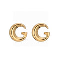 18K Double Gucci GucciLogo Earrings