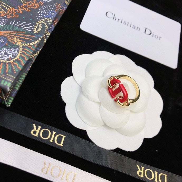 18K Dior Red Heart Ring