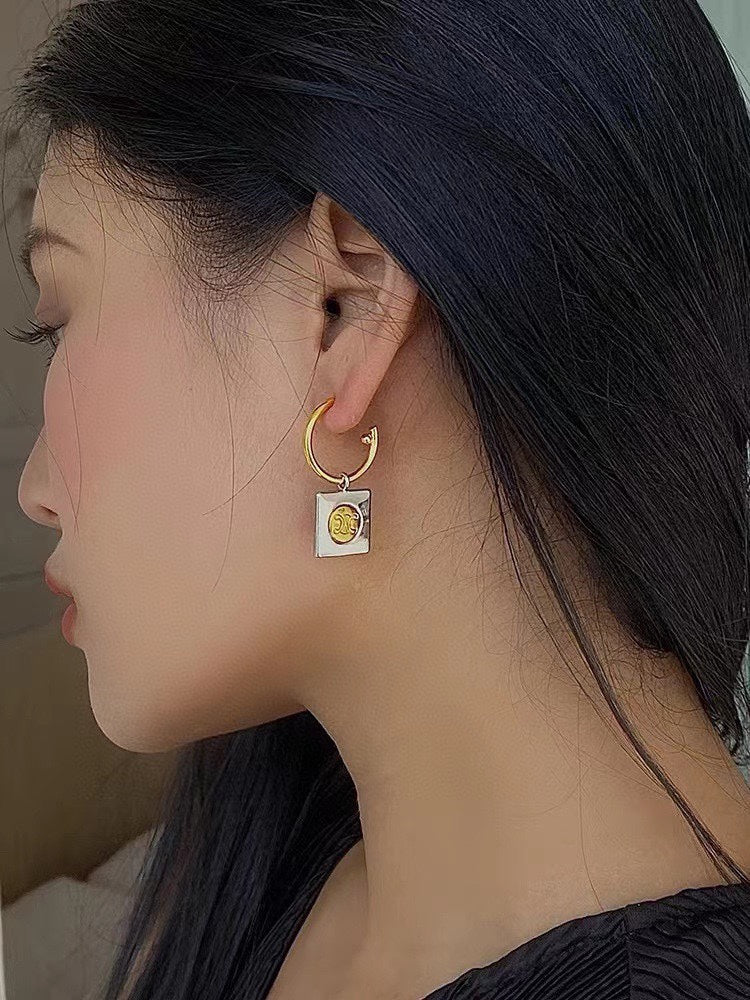 18K Celine Hoops Earrings