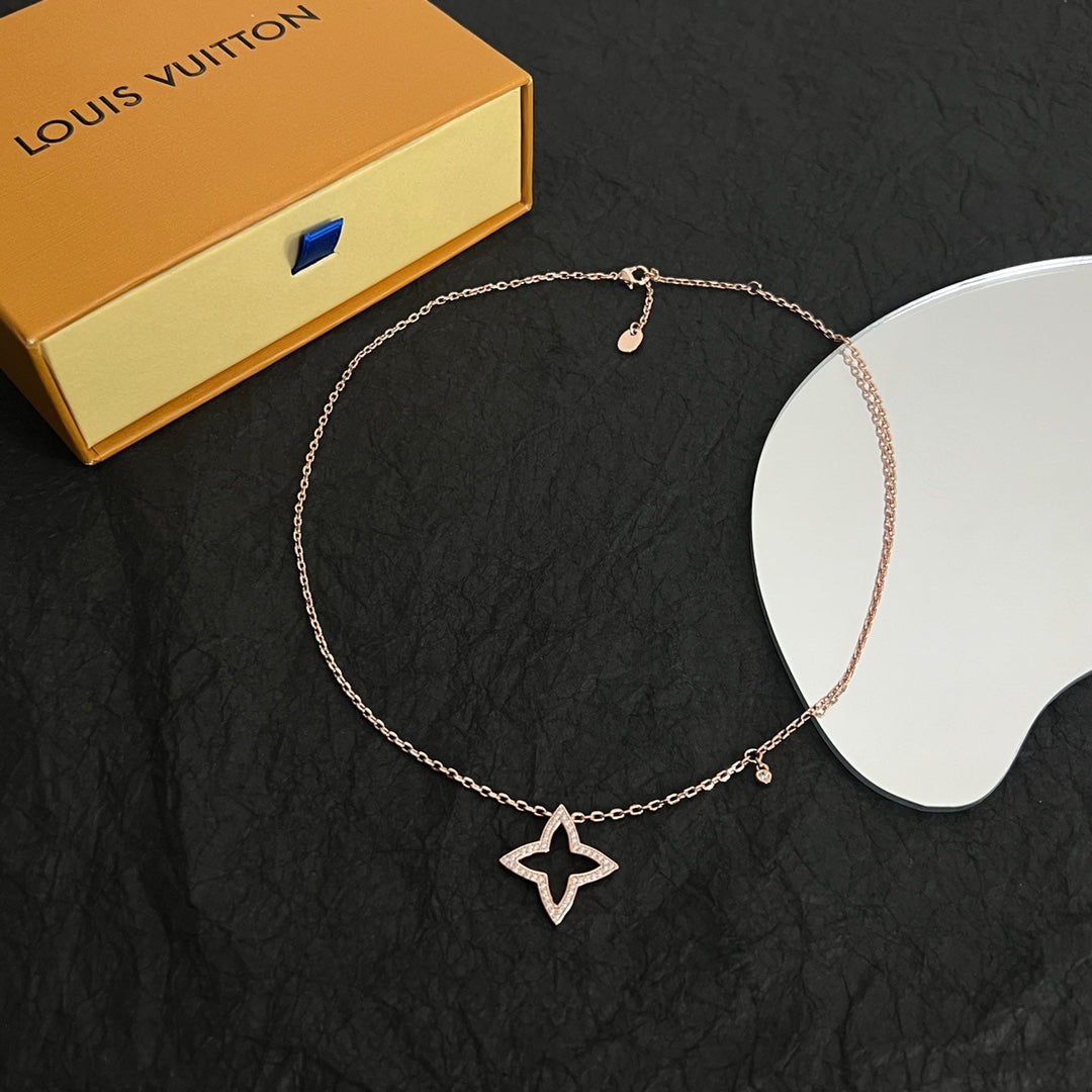 18K Louis Vuitton Blossom Pendant Necklace