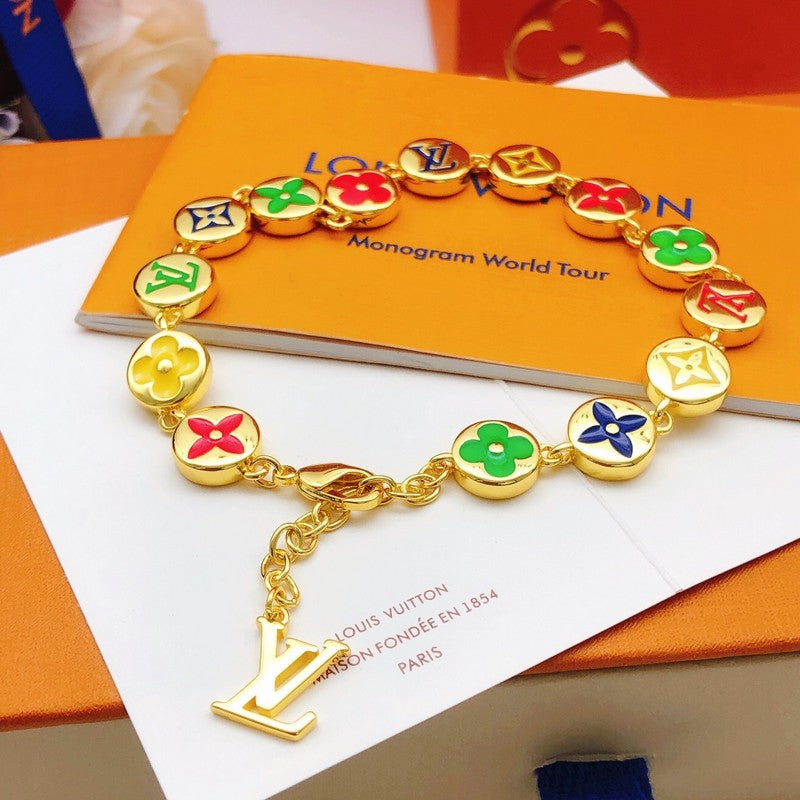 18K Louis Vuitton Monogram Party Bracelet