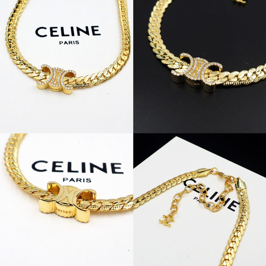 18K Celine Diamonds Necklace